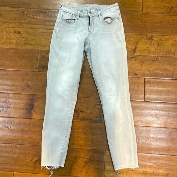 Old Navy Light Gray Mid Rose Rockstar Skinny Jeans - Picture 1 of 7